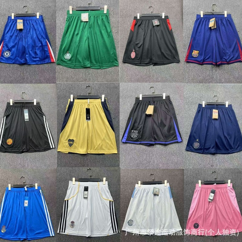 2526 Popular Football Uniforms Ac Marseille Argentina Boca Inter Milan Barcelona Santos Portugal Football Shorts