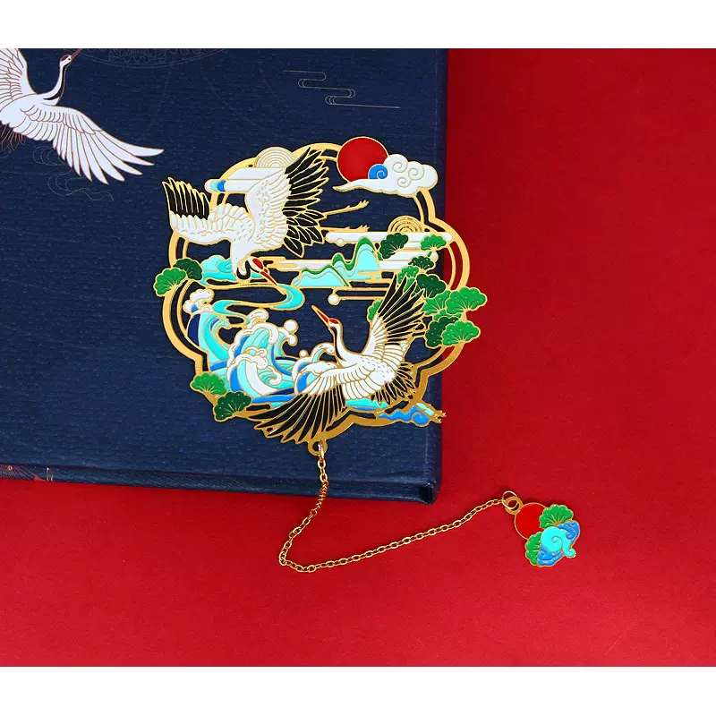 创新定制金属镂空书签定 做logo文创卡通学校毕业金属书签定做