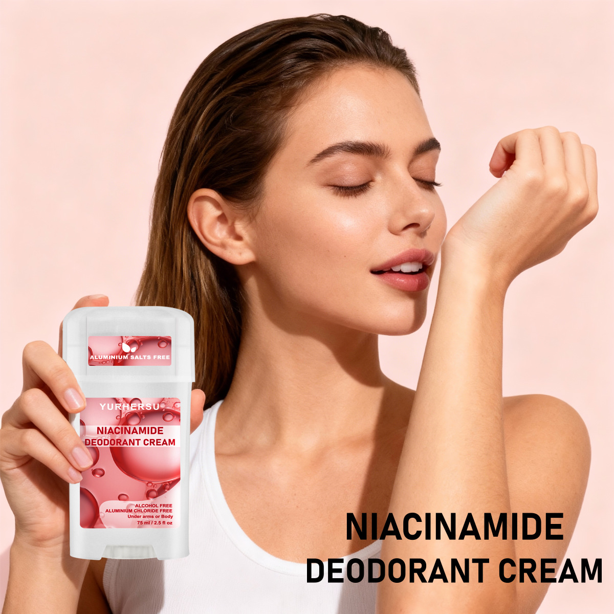 Crema Desodorante de Nicotinamida Hidratante