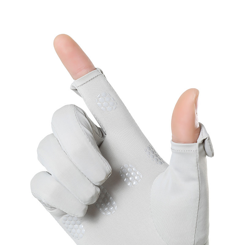 Guantes de hielo de verano para mujeres antideslizantes nuevos guantes de pantalla táctil delgados y transpirables para conducir guantes largos