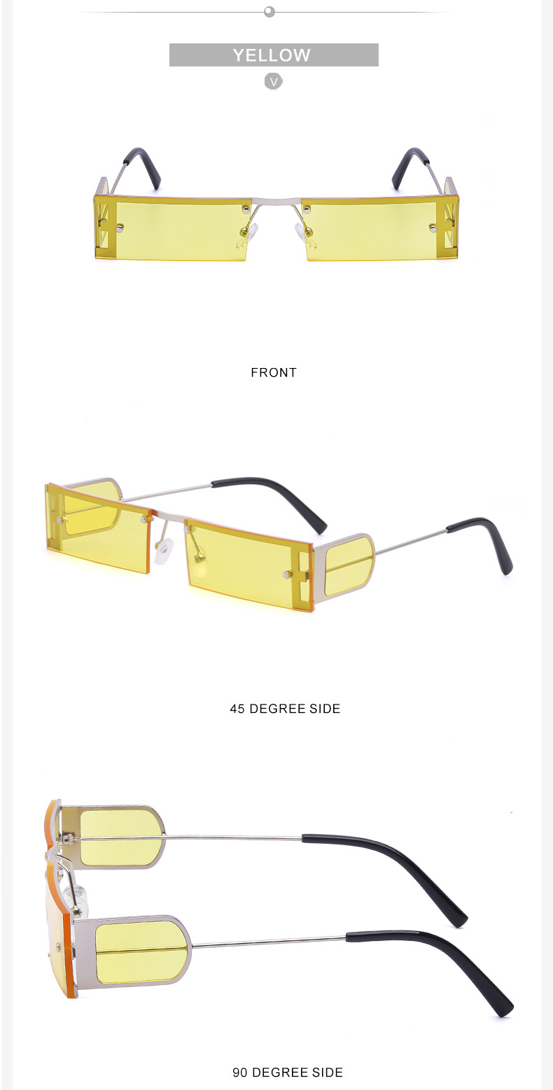 Fashion Punk Style Square Small Frame Sunglasses display picture 6