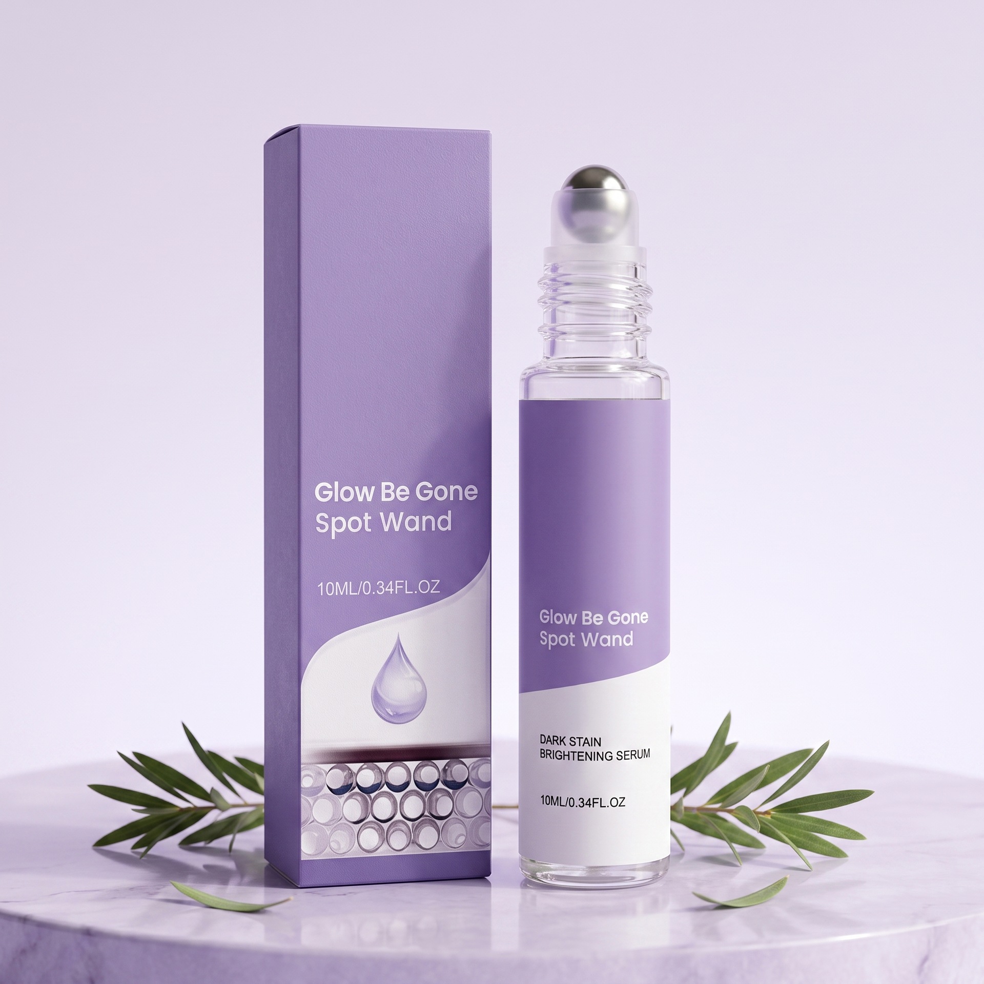 Roll-On Essence Stick for Precise Application, Brightens Skin Tone, Refreshing and Non-Sticky, Roll-On Design Is Convenient and Hygienic
