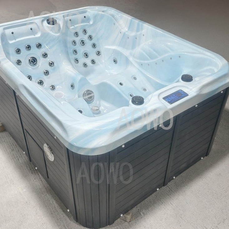SAP bañera termostática masaje de surf bañera independiente acrílico piscina de lujo spa jacuzzi 3 personas