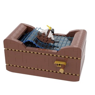 MOC building blocks compatible with Lego 59860 sea navigation educational gifts assembling building blocks suit creative model