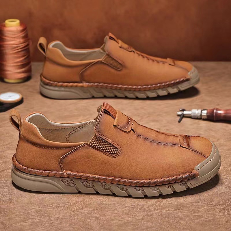 Chaussures décontractées homme cuir italien qualité premium_voghion.com