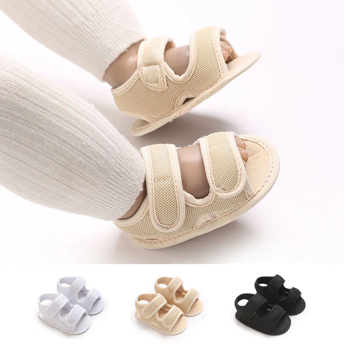 Взрывная модель 0-1 летний ребенок летняя сетка дышащая сандалия мягкая подошва ходная обувь повседневная детская обувь baby shoes