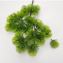 仿真美人松45叉迎客松绿植仿真仿真植物崖柏松树枝假树枝松针装饰