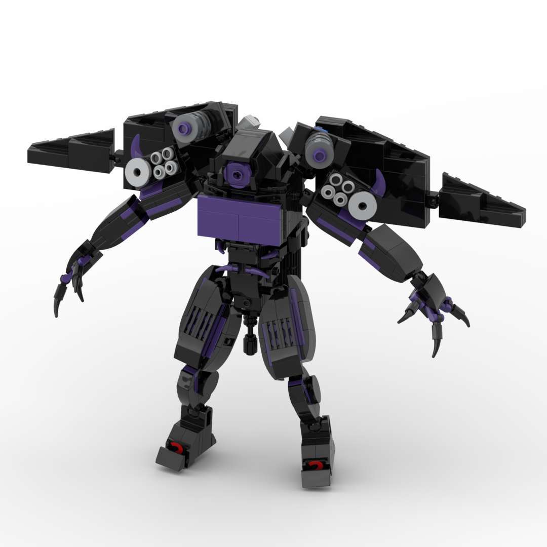 Laberinto bruja juego caliente Inodoro Hombre bloques de construcción Monitor MOC Mesa hecha a mano columpio monstruo TV hombre