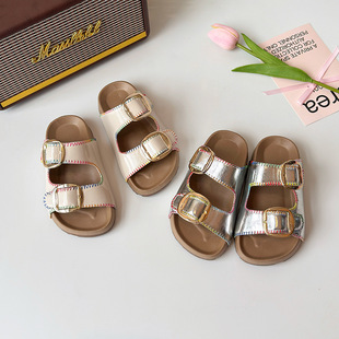 Birkenstock Shoes for Women, Soft Sole, Spring 2025 New Style, Slip-On Outer Wear Half Slippers with Skirt, Birkenstock Slippers