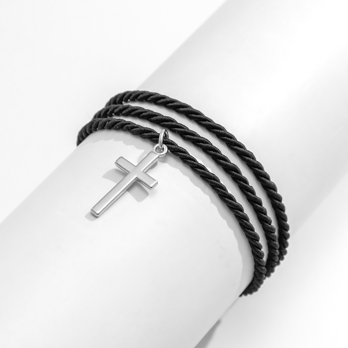 Fashion Cross rope Menu0027S Bracelets 1 Piece
