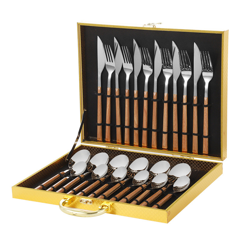 08 caja cuadrada del oro del color de la manija 24pcs-primary