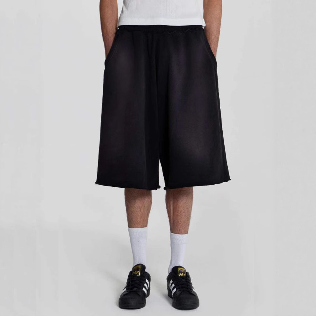 Comercio exterior marca de tendencia transfronteriza pesada pantalones de verano pantalones deportivos de piernas anchas pantalones casuales pantalones de estilo harp