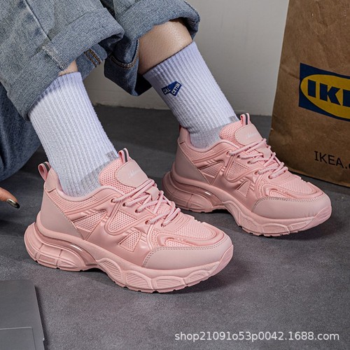 【Bestseller】Lightweight Running Shoes, New Arrival Autumn Breathable Sports Casual Shoes for Women, Versatile Flat White Shoes