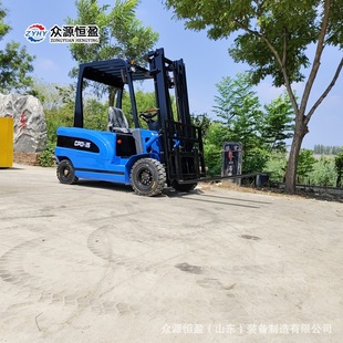 Stacker Forklift Manufacturer 2.5 Tons New Energy Electric Ride-On Thickened Gantry Four-Wheel Steering Electric Forklift