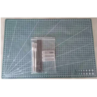 Pp Plastic A3 Mat + Metal Engraving Knife + Ruler 15cm + Blade Combination Set