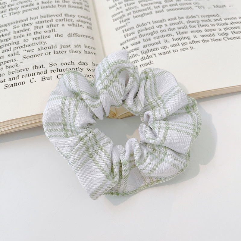 Lazo para el cabello de intestino grueso de encaje de alta calidad de Corea del Sur, flor para la cabeza duradera de todo fósforo, banda de goma de alta elasticidad, bufanda cuadrada, cuerda para el cabello