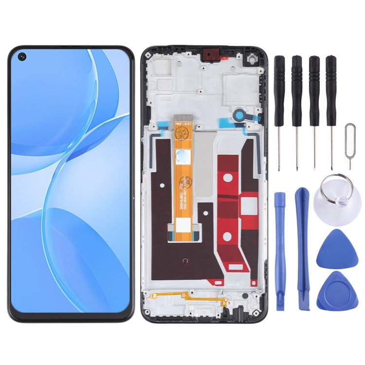 Aplicable para OPPO A53 5G PECM30 PECT30 conjunto táctil LCD original con marco
