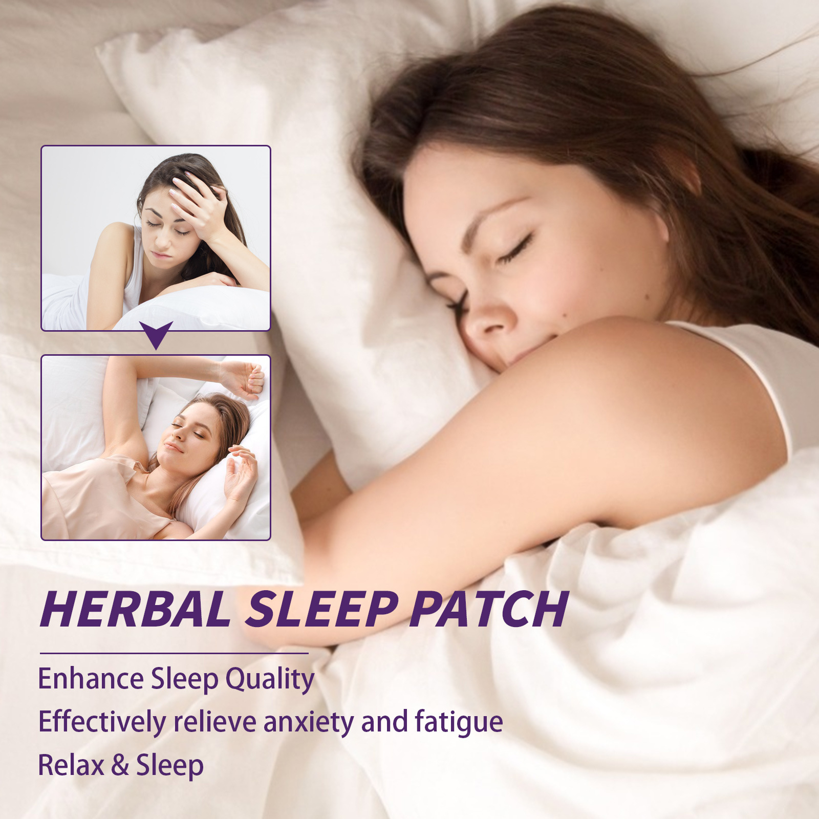 Patchs sommeil aux herbes pour la relaxation et le stress_voghion.com