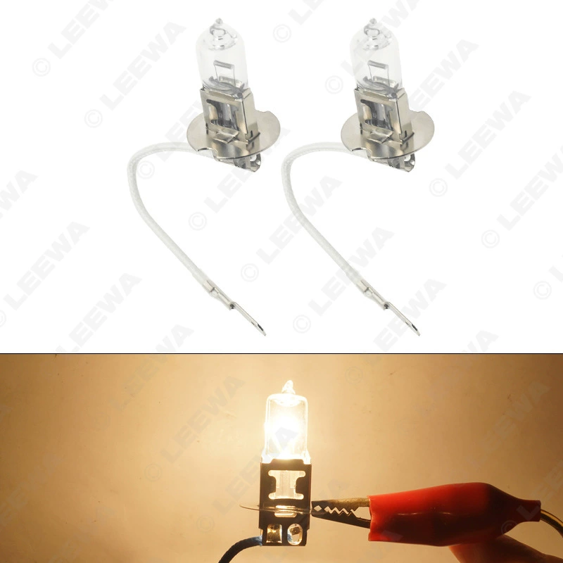 12V теплый белый свет автомобильная галогенная лампа H1/H3/H7/H8/H11/H11 кварцевая лампа автомобиля