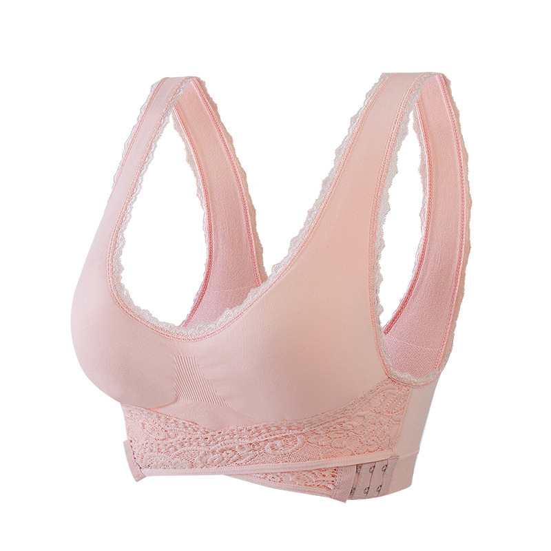 6xl frontal Cruz hebilla lateral Sujetador deportivo inalámbrico ajustable push up yoga running LACE Edge soporte de pecho chaleco image 11