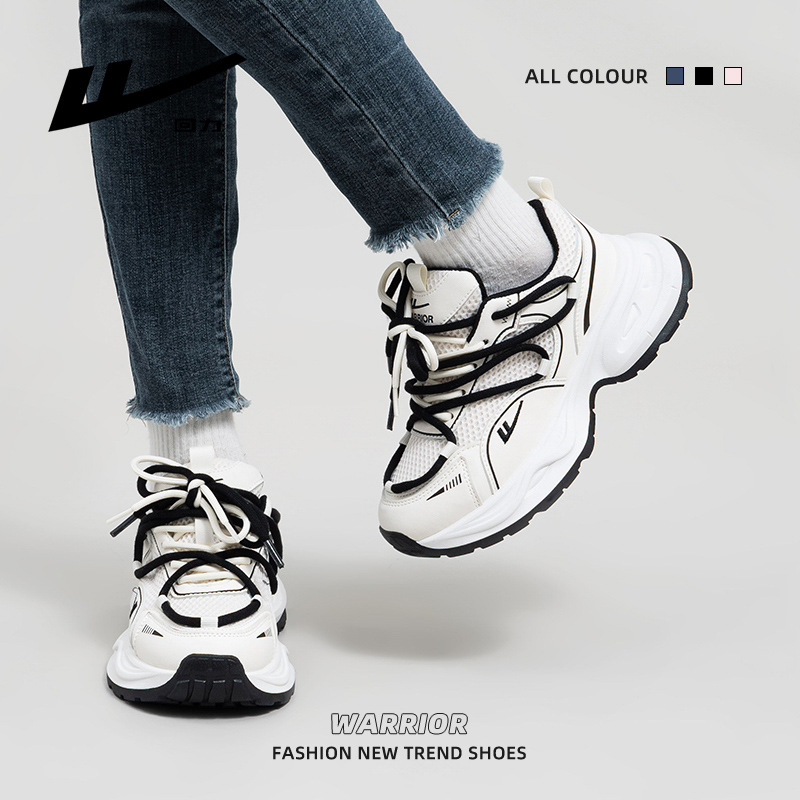 Zapatos de retroceso con doble cordón, zapatos casuales de primavera y otoño, zapatos de malla al aire libre, zapatos de mujer transpirables y cómodos