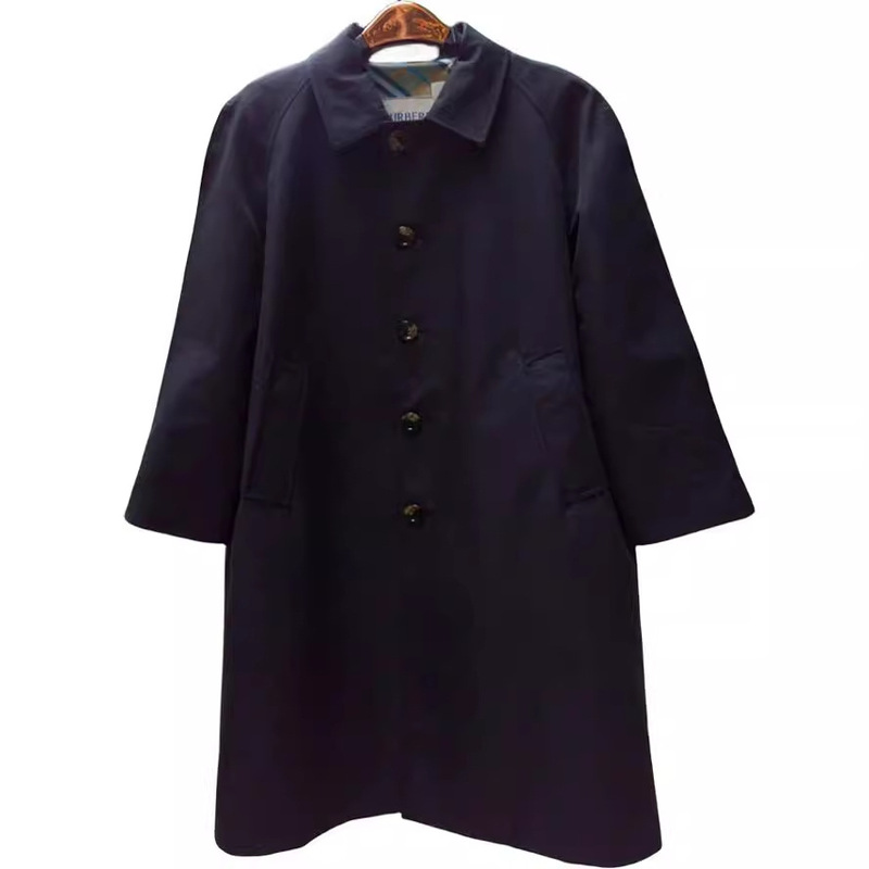 New Spring and Autumn Long Plaid Windbreaker Coat Elegant British Awful Style Light Windproof Casual Loose Coat