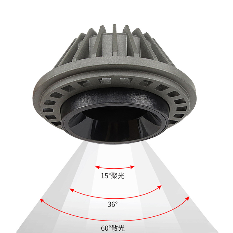 AR111豆胆灯调焦射灯15-60度15W20W 25W 30W博物馆超市服装店