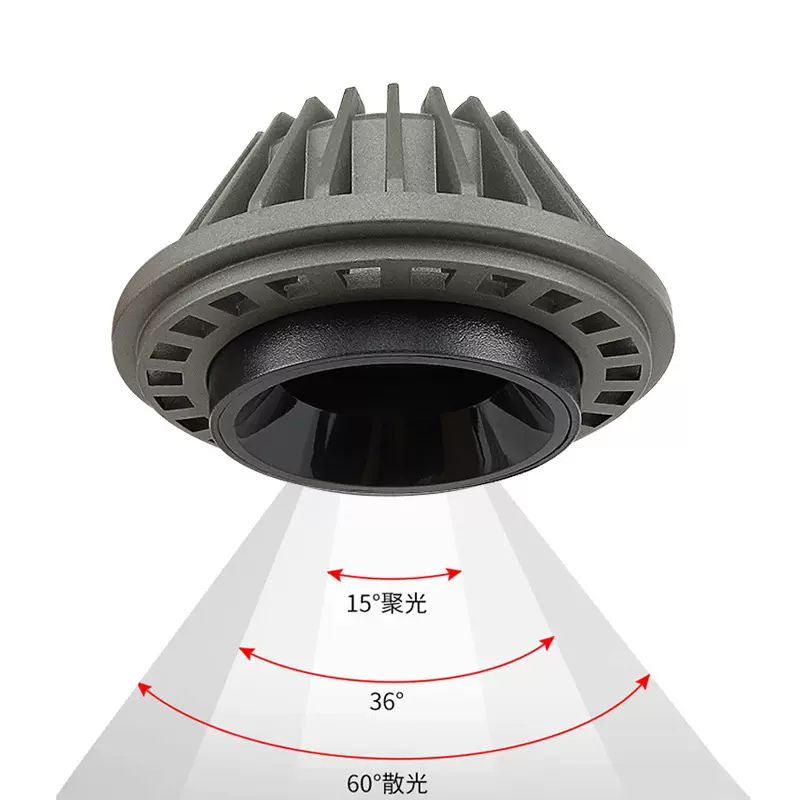 AR111豆胆灯调焦射灯15-60度15W20W 25W 30W博物馆超市服装店