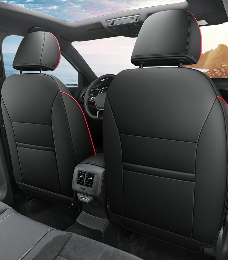 2022 25-Year-Old Faw-Volkswagen Tange Special Car Seat Cover Fully Surrounded Breathable Four-Season Leather Cushion Seat Cover