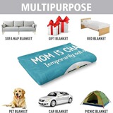 Подарок на день рождения маме, душевный подарок маме, одеяло для мамы, походный лагерь для сна.