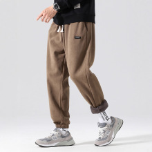 简恒灯芯绒裤子男士休闲裤2025新款秋冬季加绒加宽松束脚运动卫裤