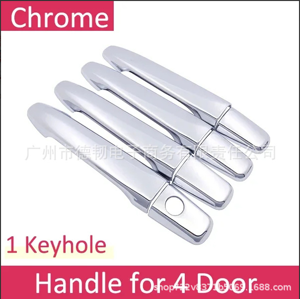 Suitable for Mitsubishi Outlander Door Handle Outlander MK2 Electroplated Handle Protection Cover Door Handle Decoration
