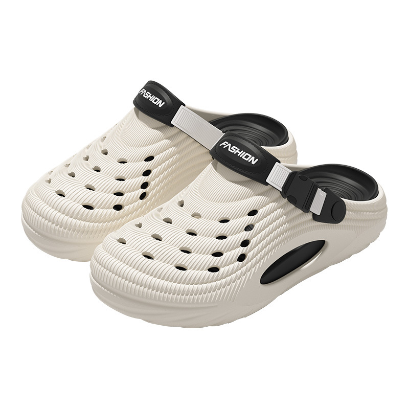 Hombres y mujeres de verano agujero zapatos al aire libre retroceso arroyo nadador antideslizante antichoque zapatillas frías para hombres 2026 nuevo