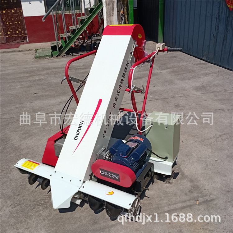 晒场收谷装袋机 稻子手推吸粮机 自走式汽油粮食装袋机