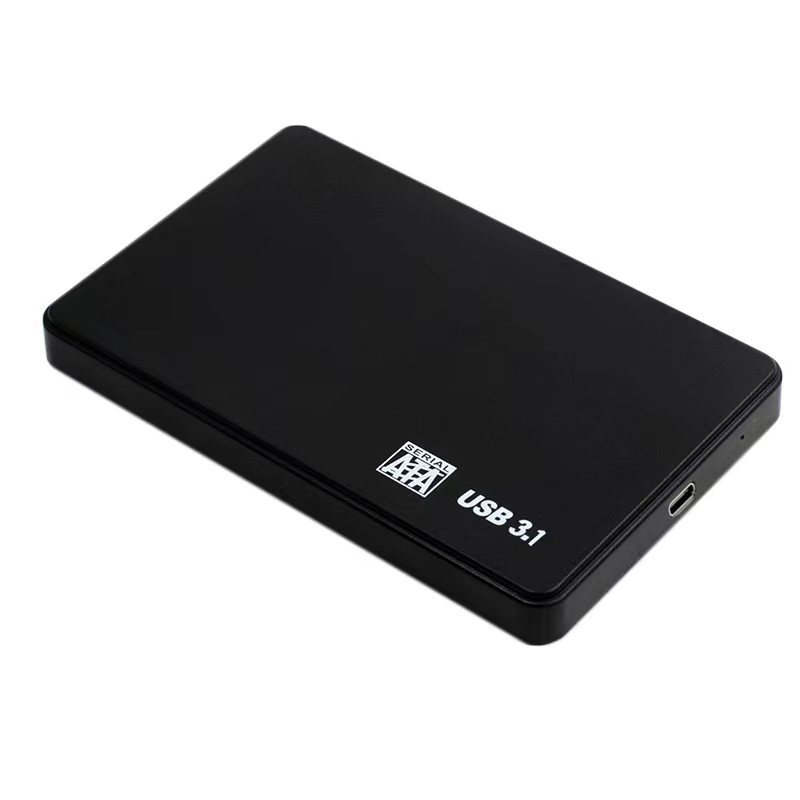 Caja de disco duro de estado sólido del cuaderno USB3.0/3,1/2,0 de la caja sin herramientas del disco duro de 2.5-inch Type-c3.1