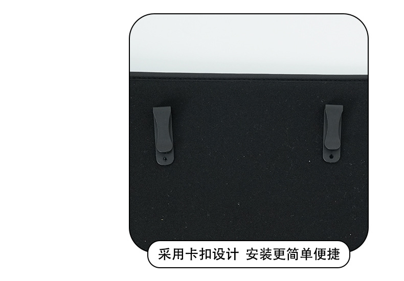 Leather Car Seat Back Anti-Kick Pad Cute Cartoon Panda Car Seat Protective Pad Wear-Resistant and Dirt-Resistant Anti-Kick Pad