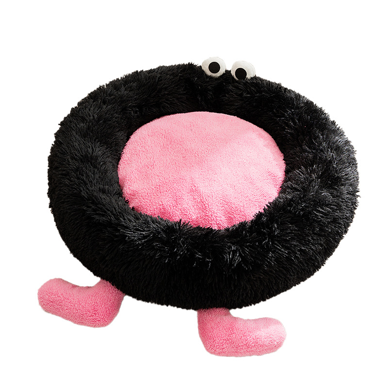 Elf negro pellets de carbón ojos tridimensionales felinos árticos cálidos otoño y invierno mascotas al por mayor