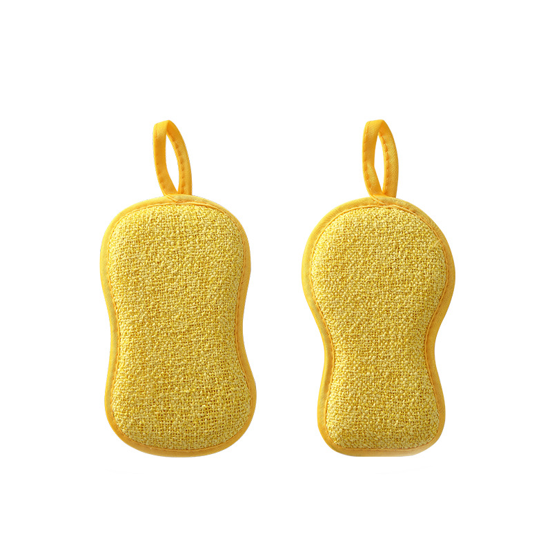 Trapo de cocina de ocho caracteres multi-función plato cepillo olla artefacto de limpieza esponja bloque de limpieza esponja de limpieza