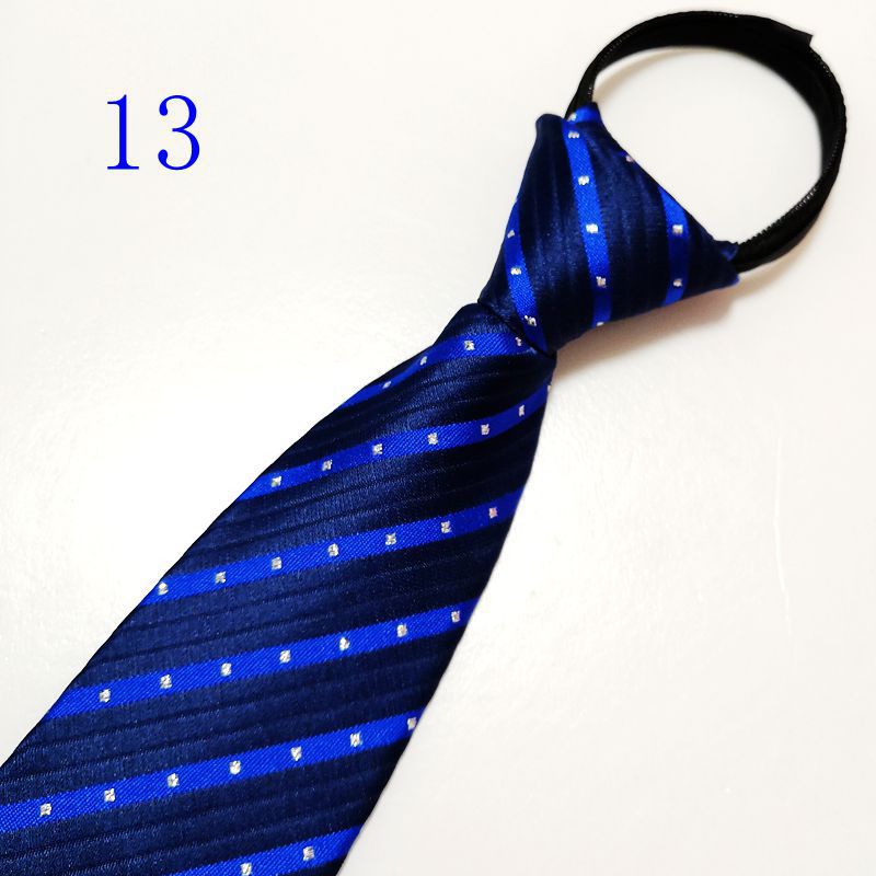 男士拉链新郎结婚红色8cm正装商务黑色免打结懒人易拉得蓝色_