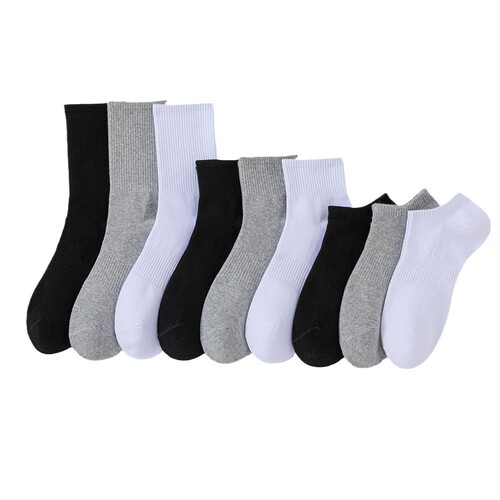 [Xinjiang Cotton] Men's Socks Pure Cotton Autumn and Winter Absorbent and Deodorant Mid-length Cotton Socks Thickened Cotton
