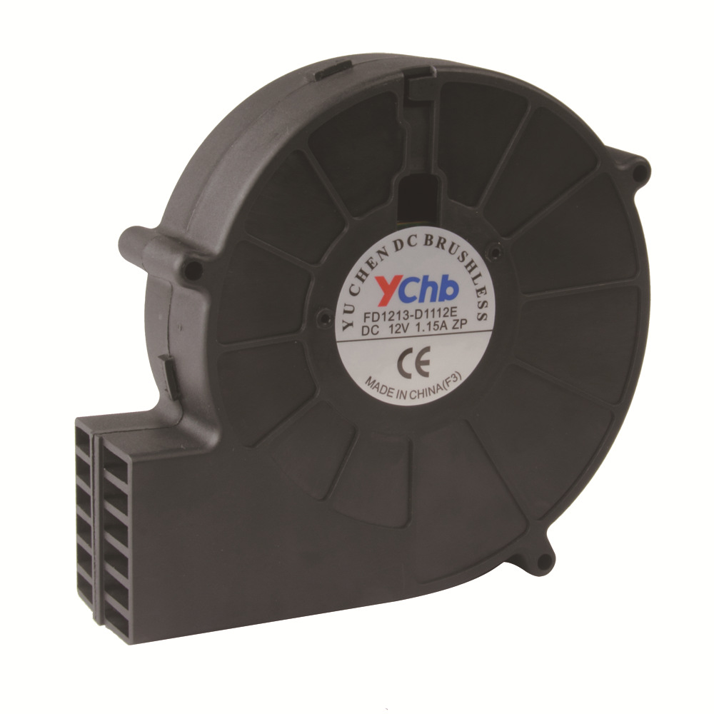 厂家禹臣DC9330直流鼓风机双滚珠液压含油轴承PBT框叶防火环保物