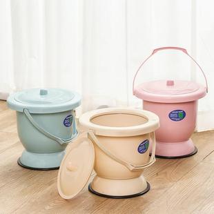 Pregnant Woman Urinal Urinal Bucket Elderly Spittoon Toilet Adult Plastic Night Feces Basin Urinal with Lid Kidsren's Bedpan