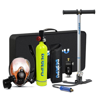 跨境便捷式教学水下潜水氧气瓶水肺呼吸器游泳装备呼吸套装通用|ms