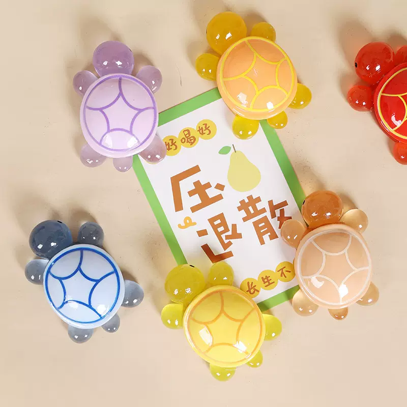 立体夜光小乌龟冰箱贴 创意家居冰箱装饰 卡通树脂工艺品冰箱贴