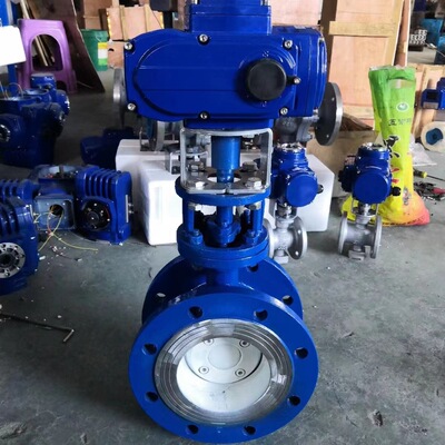 【廠家直銷】硬密封電動法蘭式偏心蝶閥系列/D943H-10C高品質保證