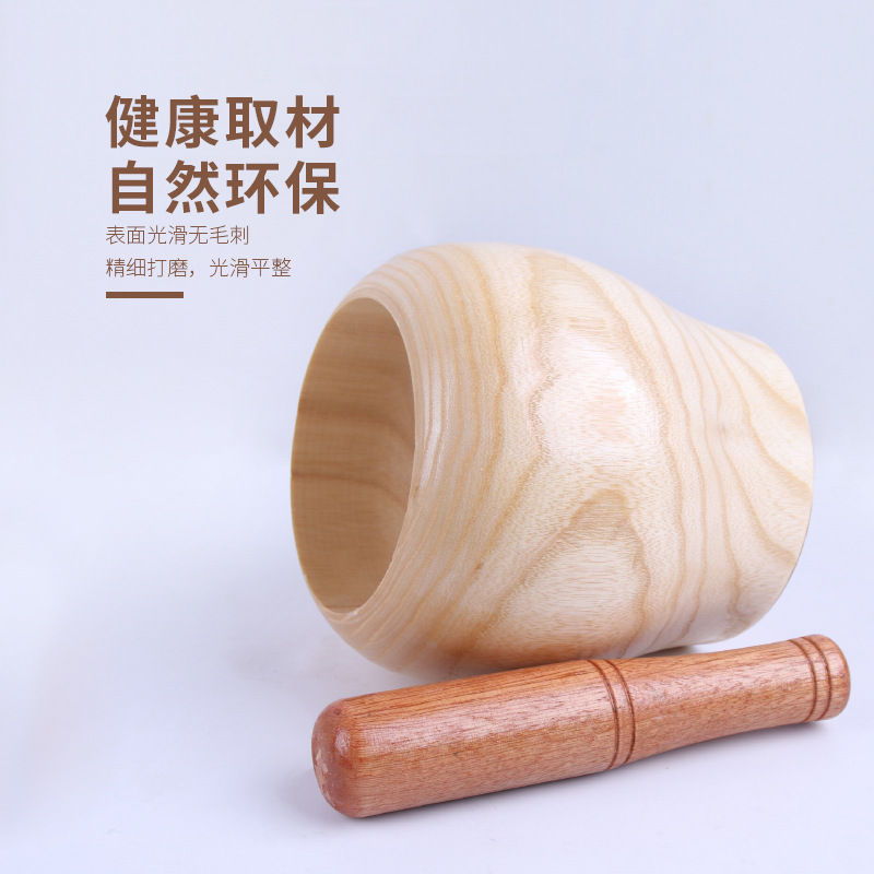 Daxin bambú madera ajo Mascher hogar ajo prensa manual ajo Mascher hogar ajo Mascher fabricante logo