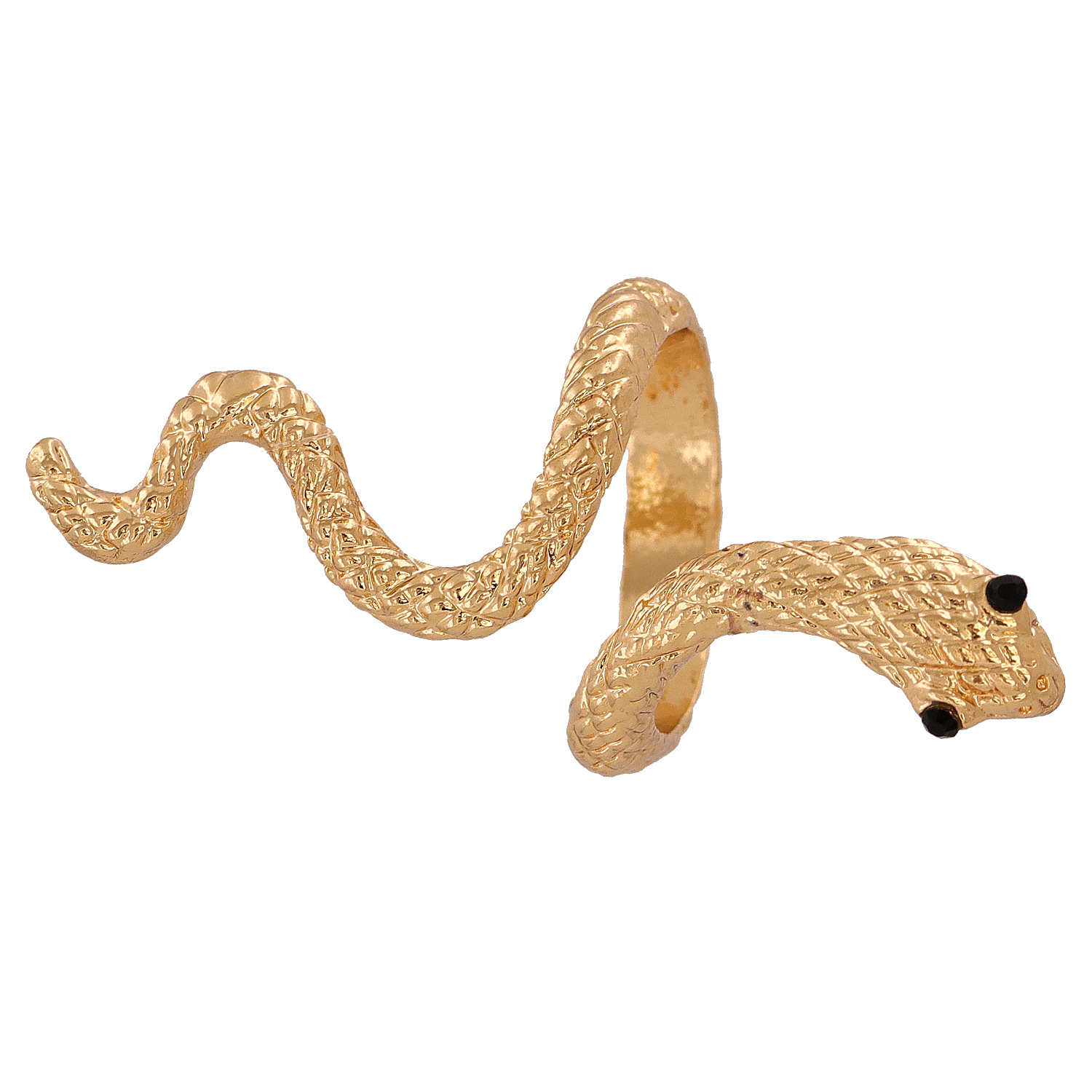hip-hop retro adjustable snake-shaped ring