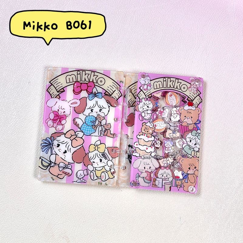 日本の漫画 A7 ルーズリーフノートブックかわいいガーリーハート高価値アニメ学生アクリル|undefined