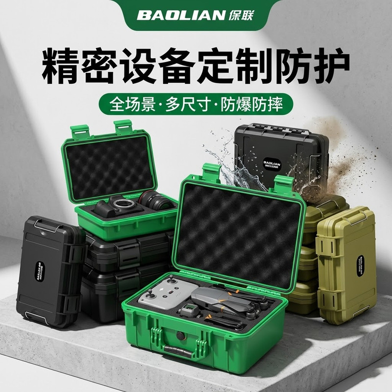 Sealed waterproof parts accessories tool storage box small size small precision instrument equipment safety protection box