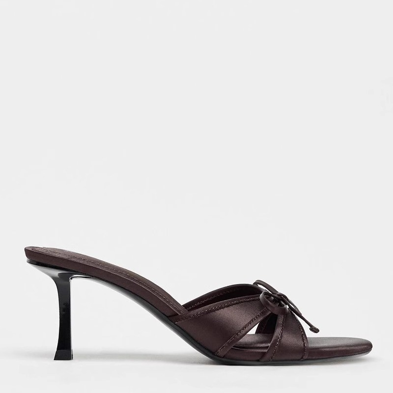 2025 Summer New Breathable Open-Toe Sandals Versatile Simple Bowknot Stiletto High-Heel Mules For Women_vogvips.com